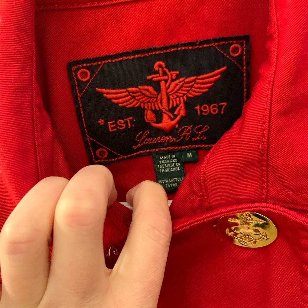 Perfect Condition!! Red Ralph Lauren Jacket - Picture 4 of 5
